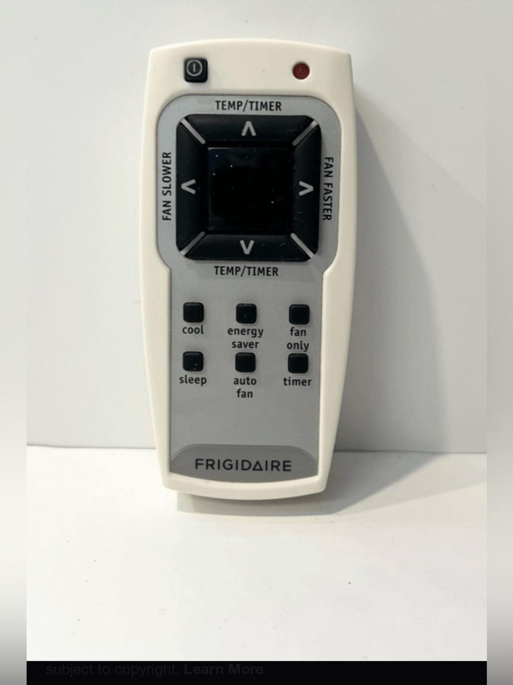 Frigidaire AC Remote Control (Original)